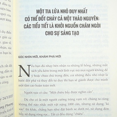 Tiểu Tiết Quyết Định Thành Bại: Cách Bạn Làm Một Việc Là Cách Bạn Làm Tất Cả Mọi Việc - Bản Quyền