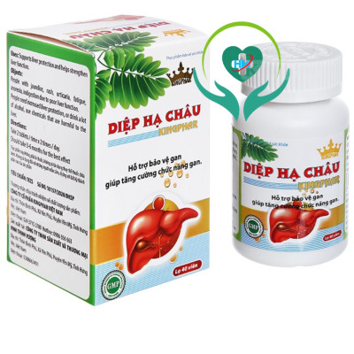 Diệp hạ châu  Kingphar -Hộp 40 viên-  Giải Độc Gan, Thanh Lọc Cơ Thể