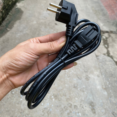 Dây Nguồn PC - Cắm PC - Màn Hình Máy Tính - Nồi Cơm Điện. Hàng Nhập Khẩu , màu Đen