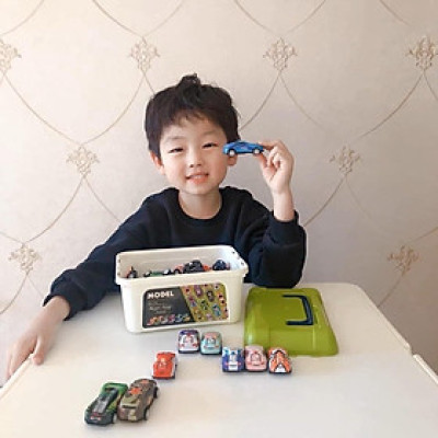 Combo hộp 30 xe ô tô đồ chơi  , nhỏ nhắn xinh xắn , nhiều màu sắc 