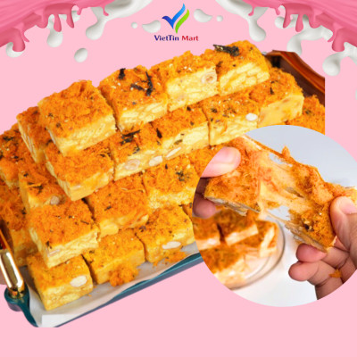 Set Bánh Bông Tuyết Hoàng Kim Thượng Hạng 40 Viên VietTin Mart