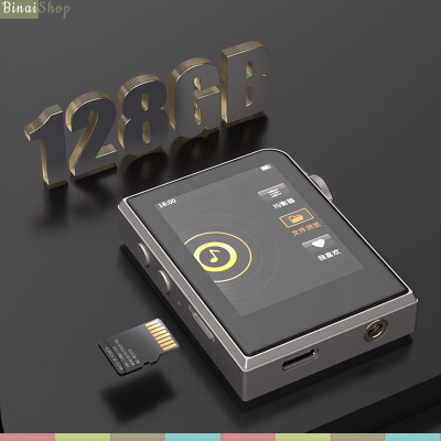 Ruizu A58 - Máy Nghe Nhạc Lossless Hifi, Bluetooth 5.0, Màn Hình Cảm Ứng, Điều Chỉnh Hiệu Ứng Âm Thanh(16G)  - Hàng chính hãng