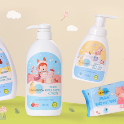 Nước rửa bình sữa Organic cho bé Lamoon - Bình 500ml 
