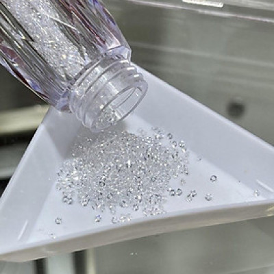 Đá Rắc Làm Nail Siêu Sáng Màu Trắng Size Nhỏ, Đá Gắn Móng Hàn Quốc Trang Trí Nail Đẹp - Nail Phương Miu