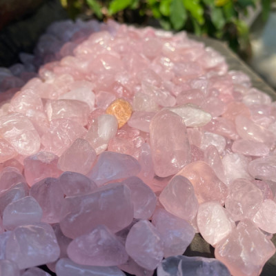 {1kg} Đá thạch anh hồng vụn NHASAN bí quyết thu hút tình yêu và may mắn