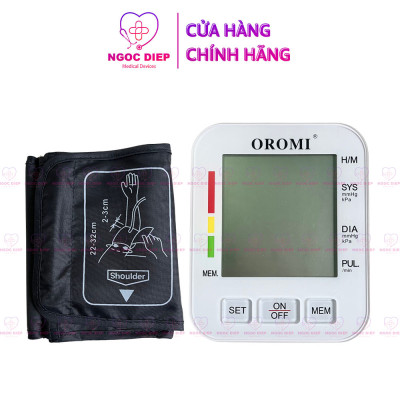 Máy đo huyết áp điện tử bắp tay OROMI GT-702C - Nhập khẩu chính hãng - Bảo hành 3 năm
