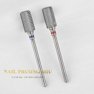 Combo 4 Đầu Mài Titan Đúc Đặc Bo Viền Làm Nail, Mài Mịn Phá Bột Gel Mài Chân Móng Khoé Da Không Nóng