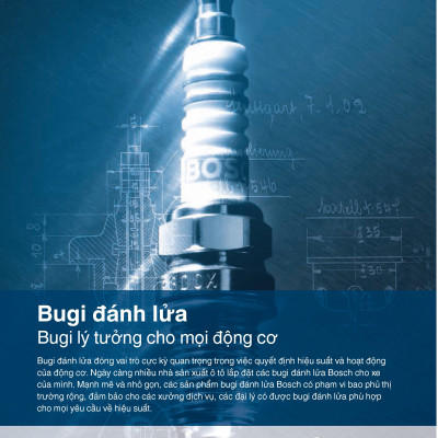 Bugi Bosch Chân Côn Ngắn (Double Platinum) Ford Escape Mondeo Focus (04-11) Mazda 6 (02-08) - HR7KPP33+