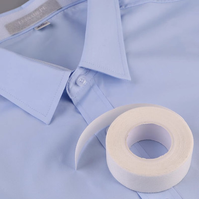 Cuộn 8M Băng Dán Cổ Áo Sơ Mi Chống Bẩn Vải Không Dệt Thoáng Khí Bám Dính Tốt Thấm Hút Mồ Hôi