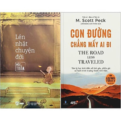 Combo Sách Lén Nhặt Chuyện Đời + Con Đường Chẳng Mấy Ai Đi (Bộ 2 Cuốn)