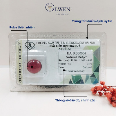Viên đá Ruby thiên nhiên_HA-RB00004