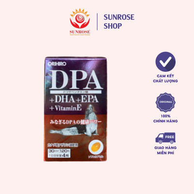THỰC PHẨM BẢO VỆ SỨC KHỎE DPA, EPA ORIHIRO  (ORIHIRO DPA + EPA) 