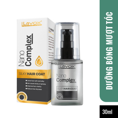 Dưỡng Bóng Mượt Tóc Lavox Nanocomplex 30ml