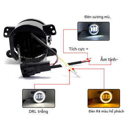 Bộ Đèn LED Gầm 12V 6000K Đổi Màu Báo Rẽ Subaru Forester