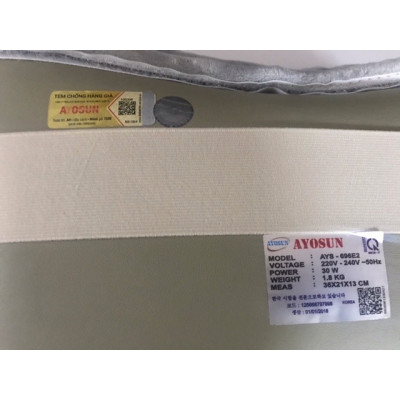 ￼CHÍNH HÃNG Gối massage 6 bi chính hãng Ayosun Hàn Quốc