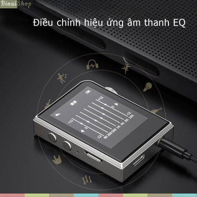 Ruizu A58 - Máy Nghe Nhạc Lossless Hifi, Bluetooth 5.0, Màn Hình Cảm Ứng, Điều Chỉnh Hiệu Ứng Âm Thanh(16G)  - Hàng chính hãng