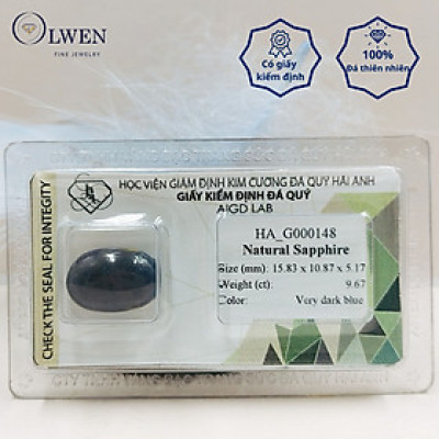 Viên đá Sapphire thiên nhiên HA-G000148