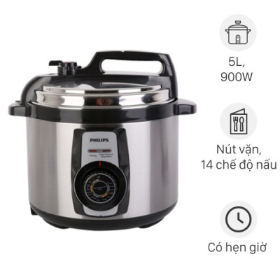 NỒI ÁP SUẤT ĐIỆN ĐA NĂNG PHILIPS HD2103, Hàng CHÍNH HÃNG 
