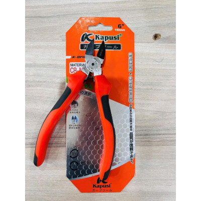 Kìm Cắt Má Mỏng Kapusi 6 Inch – Thép CR-MO60 – Cắt Nhựa, Linh Kiện, Đồ Thủ Công