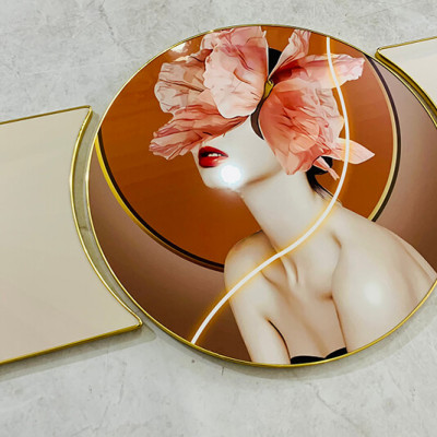 TRANH CÔ GÁI - TRANH TRÁNG GƯƠNG - TRANH TREO PHÒNG NGỦ - TRANH CÔ GÁI QUYẾN RŨ(TẶNG KÈM ĐINH 3 CHÂN)