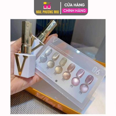 [Chai Lẻ] Sơn Mắt Mèo Ánh Trăng Pha Lê VENDEENI Làm Nail - Cao Cấp, Siêu Sáng, Chai Lẻ 15ml, Bán Lẻ Nữ