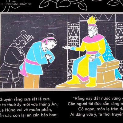 Sách Chiếu Bóng Thần Kỳ - Sự Tích Bánh Chưng Bánh Giầy