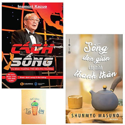 Combo Cách Sống và Sống Đơn Giản Cho Mình Thanh Thản ( Tặng Kèm Sổ Tay )