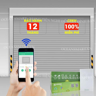 Công Tắc Cửa Cuốn Thông Minh Hunonic Door, Công Tắc Cửa Cuốn Điều Khiển Từ Xa Bằng Điện Thoại - HNDOOR