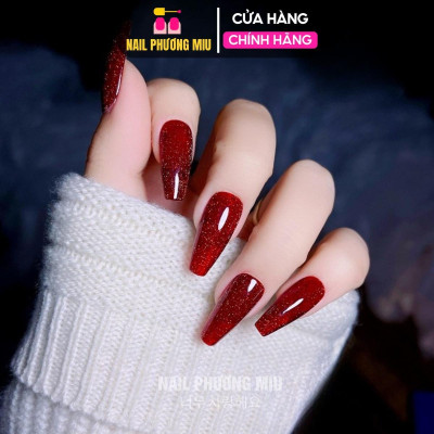 Sơn Nhũ Flash Đỏ XEIJAYI Chai 15ml Cao Cấp Làm Nail Siêu Sáng, Sơn Kim Tuyến Đỏ Đậm Mướt Chuẩn Màu Cho Móng Hiệu Ứng 9D Lấp Lánh