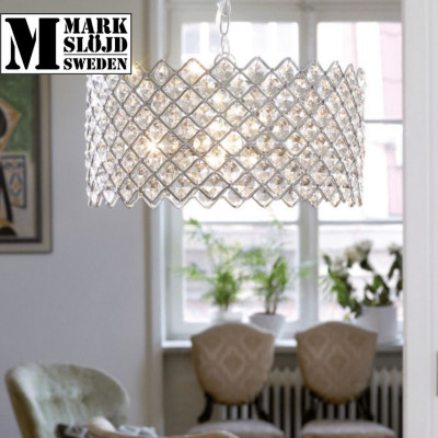 Đèn trang trí trần, đèn thả bàn ăn Markslojd Lindo chất liệu pha lê cao cấp Brilliant- Hàng chính hãng