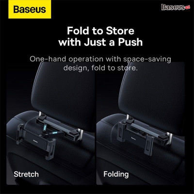 Giá kẹp Baseus JoyRide Pro Series Car Backseat Mount Smartphone/Ipad/Tablet dùng gắn lưng ghế sau ô tô SUTQ- Hàng chính hãng