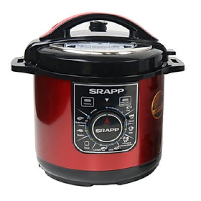 Nồi Áp Suất Điện SRAPP SH-AS606 6L - Màu Ngẫu Nhiên - Hàng Chính Hãng