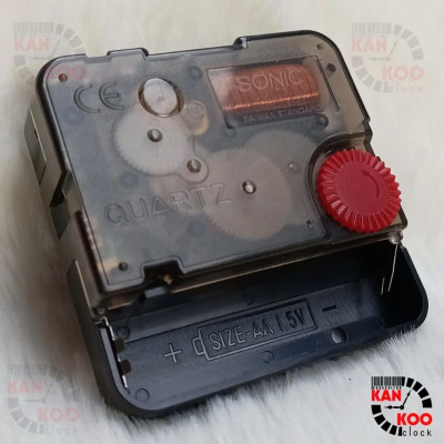 Máy Đồng Hồ Treo Tường Kim Trôi Xịn – Hiệu SONIC | Silent Quartz – Cốt 12.7mm – Bảo Hành 5 Năm – chính hãƞg Taiwan