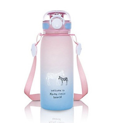 KU.KU Duckbill Bình nước nhựa tritan cao cấp cho bé có dây đeo 550ml và 700ml ku5619 ku5620