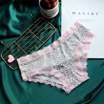 COMBO 5 QUẦN LÓT NỮ THUN LẠNH HỌA TIẾT BÁO ĐỐM VIỀN REN CAO CẤP 2339