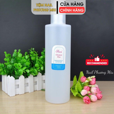 Nước Lau Gel Sina Chai 1000ml, Bền Thơm Dễ Sạch, Dung Dịch Phá Gel Cleanser Plus 1 Lít Làm Sạch Móng Nhanh Khô Cho Làm Nail Chuyên Nghiệp Cleansing