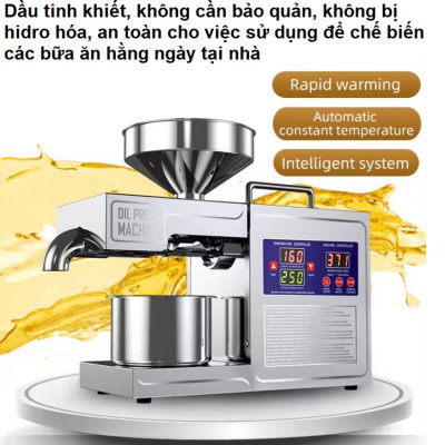 Máy ép dầu thực vật chuyên nghiệp thương hiệu Anh Quốc Aosida B03S - Năng suất 4-6kg/giờ - Hàng chính hãng