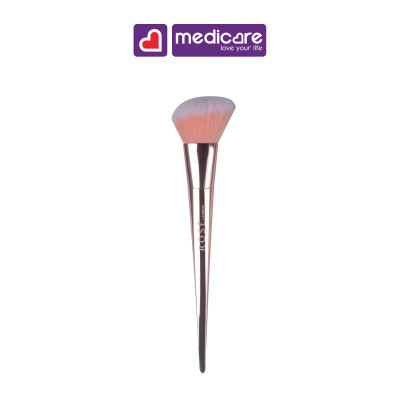 Cọ tạo khối & má hồng vát xéo ROSE 7100