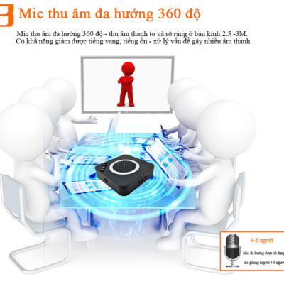Loa hội nghị trực tuyến MST – H1, loa và micro tích hợp sẵn ( hàng nhập khẩu )