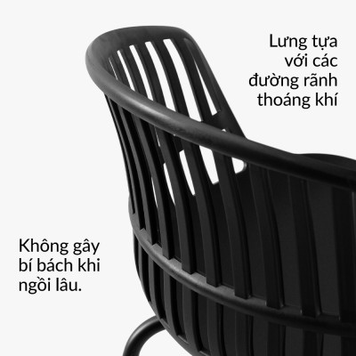 Ghế nhựa quán cà phê Morica - 395209