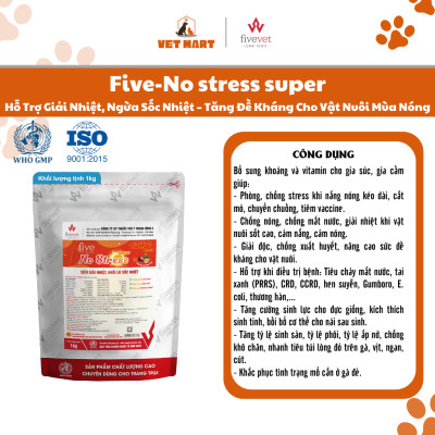 Five-No stress super Siêu giải nhiệt, khỏi lo sốc nhiệt.