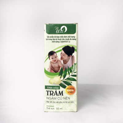 Tinh Dầu Tràm Ngâm Củ Nén Mệ Đoan Cao Cấp Kháng Khuẩn Gấp 3 Tinh Dầu Tràm cho Bé Sơ Sinh Sát Khuẩn Phòng Ho Côn Trùng Cắn Muỗi Đốt 50ml
