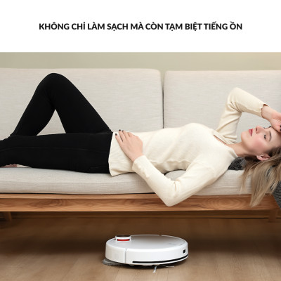 Robot hút bụi lau nhà tự động thông minh Lydsto W3 lức hút 5000Pa diện tích hoạt động 200m2 - Hàng chính hãng