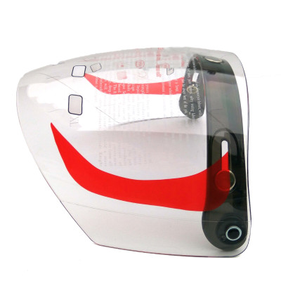 Kính chắn gió gắn nón bảo hiểm loại dài 19cm dành cho mũ 3/4 đầu