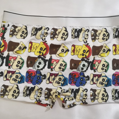 Combo 4 quần lót nam hoạt hình thun lạnh Doremon - Sịp đùi - Boxer cao cấp