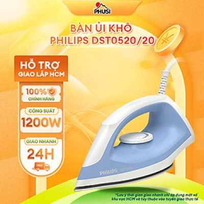 Bàn Ủi Khô Philips DST0520/20 - Hàng chính hãng