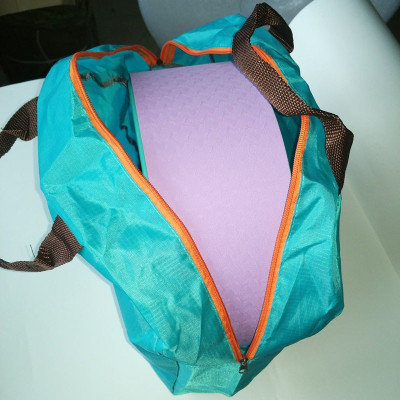 Vòng tập yoga 33cm (tặng kèm túi đựng tiện dụng)- Đen Xanh Ngọc