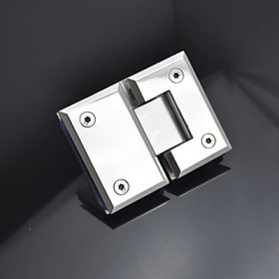 Bản lề phòng tắm kính 180 độ kính kính cạnh vát inox 304 Hiwin HG-007