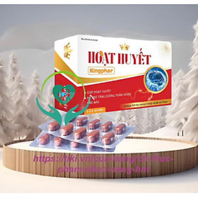 Hoạt huyết dưỡng não Kingphar, hộp 30 viên, nguyên liệu nhập Pháp