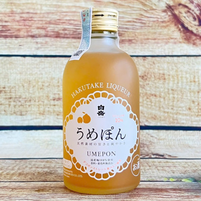 Rượu Mơ Umepon Hakutake Liqueur 10% 300ML (TAKAHASHI SHUZO)